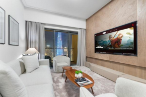 Full Fountain and Burj View - 3BR Burj Royale